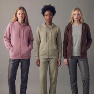 UNIQUE WOMEN'S ZIP HOODIE Multi Colour