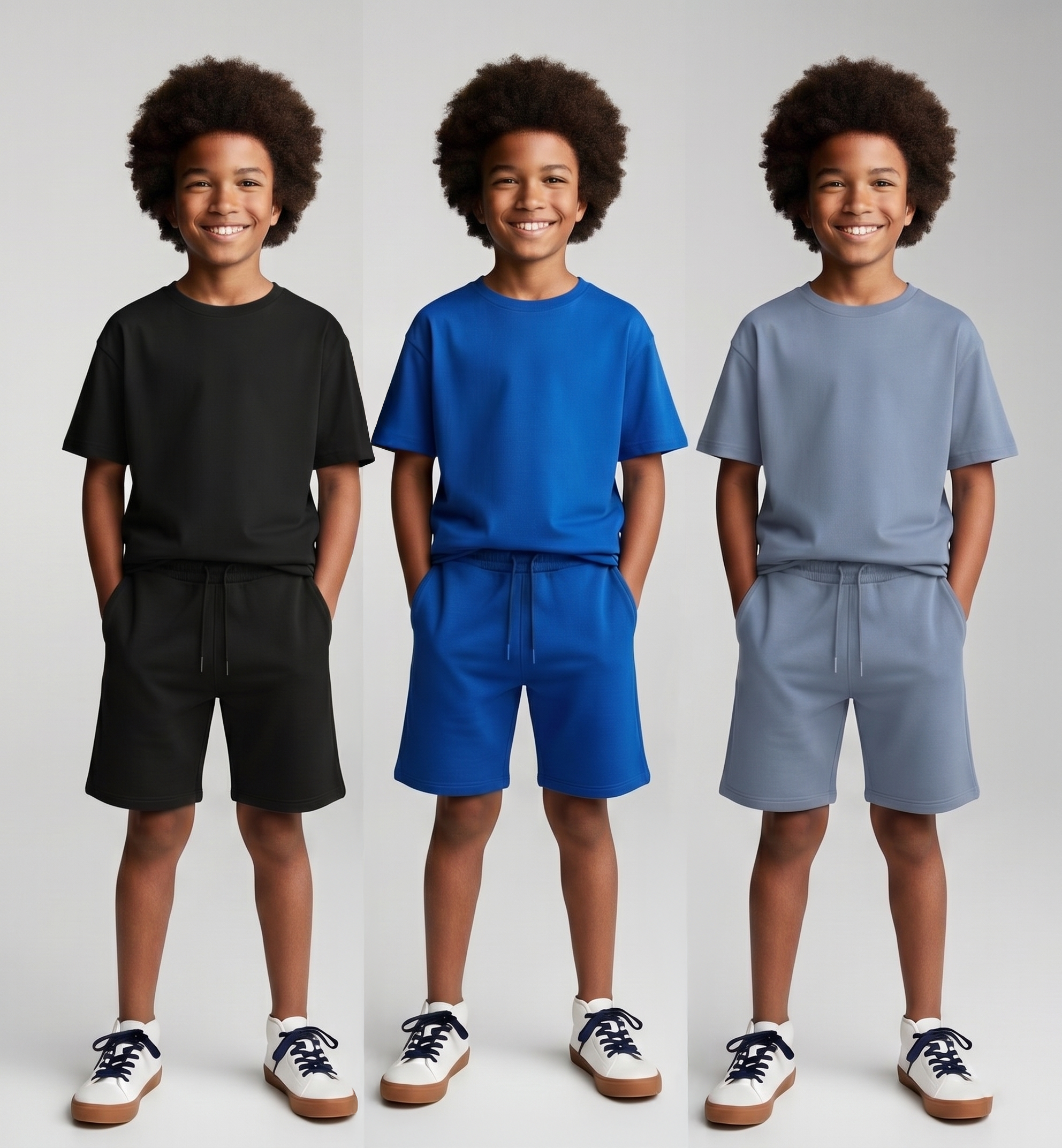 Unique Boys Heavyweight T-Shirt - Multi Colour