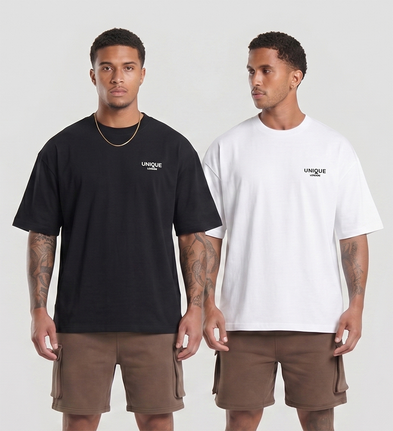 UNIQUE BRANDED MEN'S OVERSIZED T-SHIRT Multi Colour